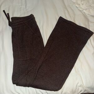 Aritzia straight leg waffle sweatpants